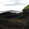  A glimpse of the volcanic coast in Devenport 