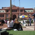  La Casa Rosada, sede del governo vista da Plaza de Majo 
