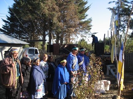  Gellipun, foto scattata alla fine della cerimonia su gentile concessione dei Mapuche che hanno partecipato
