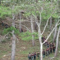  Morelia, miliziani zapatisti salgono sulla montagna 