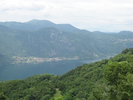  Val Monastero, vista del Lago di Lecco e Onno 