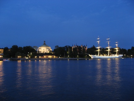  Skeppsholmen di notte 