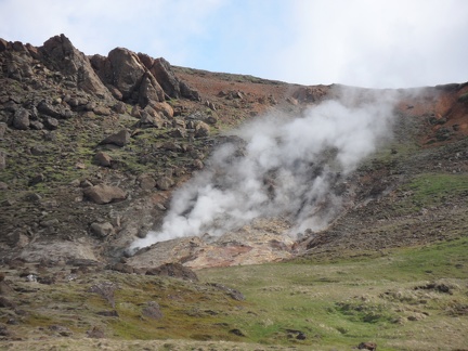  Hot springs in Reykjadalur valley 