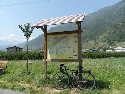  La mia bicicletta sul Sentiero Valtellina 