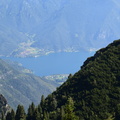 Lago di Ledro visto dal Monte Tremalzo